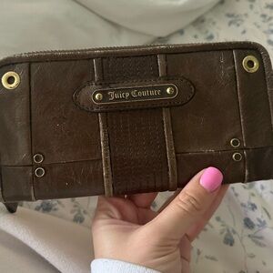 Juicy couture brown vintage wallet